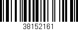Código de barras (EAN, GTIN, SKU, ISBN): '38152161'