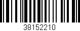 Código de barras (EAN, GTIN, SKU, ISBN): '38152210'