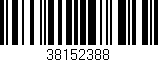 Código de barras (EAN, GTIN, SKU, ISBN): '38152388'