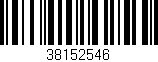 Código de barras (EAN, GTIN, SKU, ISBN): '38152546'