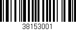 Código de barras (EAN, GTIN, SKU, ISBN): '38153001'