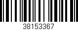 Código de barras (EAN, GTIN, SKU, ISBN): '38153367'