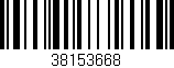 Código de barras (EAN, GTIN, SKU, ISBN): '38153668'