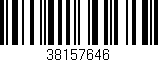 Código de barras (EAN, GTIN, SKU, ISBN): '38157646'