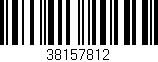 Código de barras (EAN, GTIN, SKU, ISBN): '38157812'