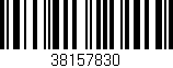 Código de barras (EAN, GTIN, SKU, ISBN): '38157830'