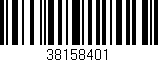 Código de barras (EAN, GTIN, SKU, ISBN): '38158401'