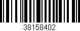 Código de barras (EAN, GTIN, SKU, ISBN): '38158402'