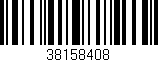 Código de barras (EAN, GTIN, SKU, ISBN): '38158408'