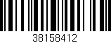 Código de barras (EAN, GTIN, SKU, ISBN): '38158412'