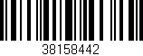 Código de barras (EAN, GTIN, SKU, ISBN): '38158442'