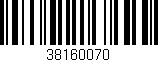 Código de barras (EAN, GTIN, SKU, ISBN): '38160070'