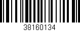 Código de barras (EAN, GTIN, SKU, ISBN): '38160134'