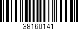 Código de barras (EAN, GTIN, SKU, ISBN): '38160141'