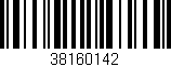 Código de barras (EAN, GTIN, SKU, ISBN): '38160142'