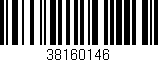 Código de barras (EAN, GTIN, SKU, ISBN): '38160146'