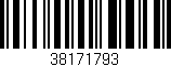 Código de barras (EAN, GTIN, SKU, ISBN): '38171793'