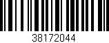 Código de barras (EAN, GTIN, SKU, ISBN): '38172044'