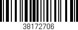 Código de barras (EAN, GTIN, SKU, ISBN): '38172706'