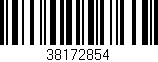 Código de barras (EAN, GTIN, SKU, ISBN): '38172854'
