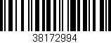Código de barras (EAN, GTIN, SKU, ISBN): '38172994'