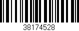 Código de barras (EAN, GTIN, SKU, ISBN): '38174528'