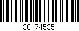 Código de barras (EAN, GTIN, SKU, ISBN): '38174535'