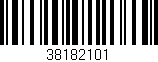 Código de barras (EAN, GTIN, SKU, ISBN): '38182101'