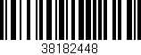 Código de barras (EAN, GTIN, SKU, ISBN): '38182448'