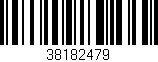Código de barras (EAN, GTIN, SKU, ISBN): '38182479'