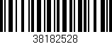 Código de barras (EAN, GTIN, SKU, ISBN): '38182528'