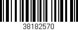 Código de barras (EAN, GTIN, SKU, ISBN): '38182570'