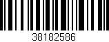 Código de barras (EAN, GTIN, SKU, ISBN): '38182586'