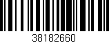 Código de barras (EAN, GTIN, SKU, ISBN): '38182660'