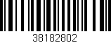 Código de barras (EAN, GTIN, SKU, ISBN): '38182802'