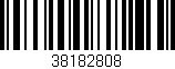 Código de barras (EAN, GTIN, SKU, ISBN): '38182808'