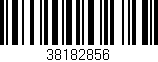 Código de barras (EAN, GTIN, SKU, ISBN): '38182856'