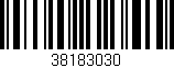 Código de barras (EAN, GTIN, SKU, ISBN): '38183030'
