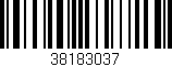 Código de barras (EAN, GTIN, SKU, ISBN): '38183037'