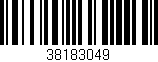 Código de barras (EAN, GTIN, SKU, ISBN): '38183049'