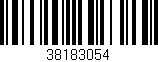 Código de barras (EAN, GTIN, SKU, ISBN): '38183054'