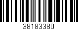 Código de barras (EAN, GTIN, SKU, ISBN): '38183380'