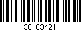 Código de barras (EAN, GTIN, SKU, ISBN): '38183421'