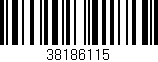 Código de barras (EAN, GTIN, SKU, ISBN): '38186115'