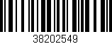 Código de barras (EAN, GTIN, SKU, ISBN): '38202549'