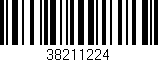 Código de barras (EAN, GTIN, SKU, ISBN): '38211224'