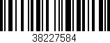 Código de barras (EAN, GTIN, SKU, ISBN): '38227584'