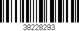 Código de barras (EAN, GTIN, SKU, ISBN): '38228293'