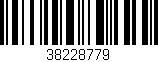 Código de barras (EAN, GTIN, SKU, ISBN): '38228779'