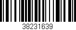 Código de barras (EAN, GTIN, SKU, ISBN): '38231639'